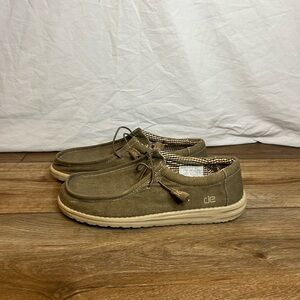 Stylish Olive Men's Boat Shoes